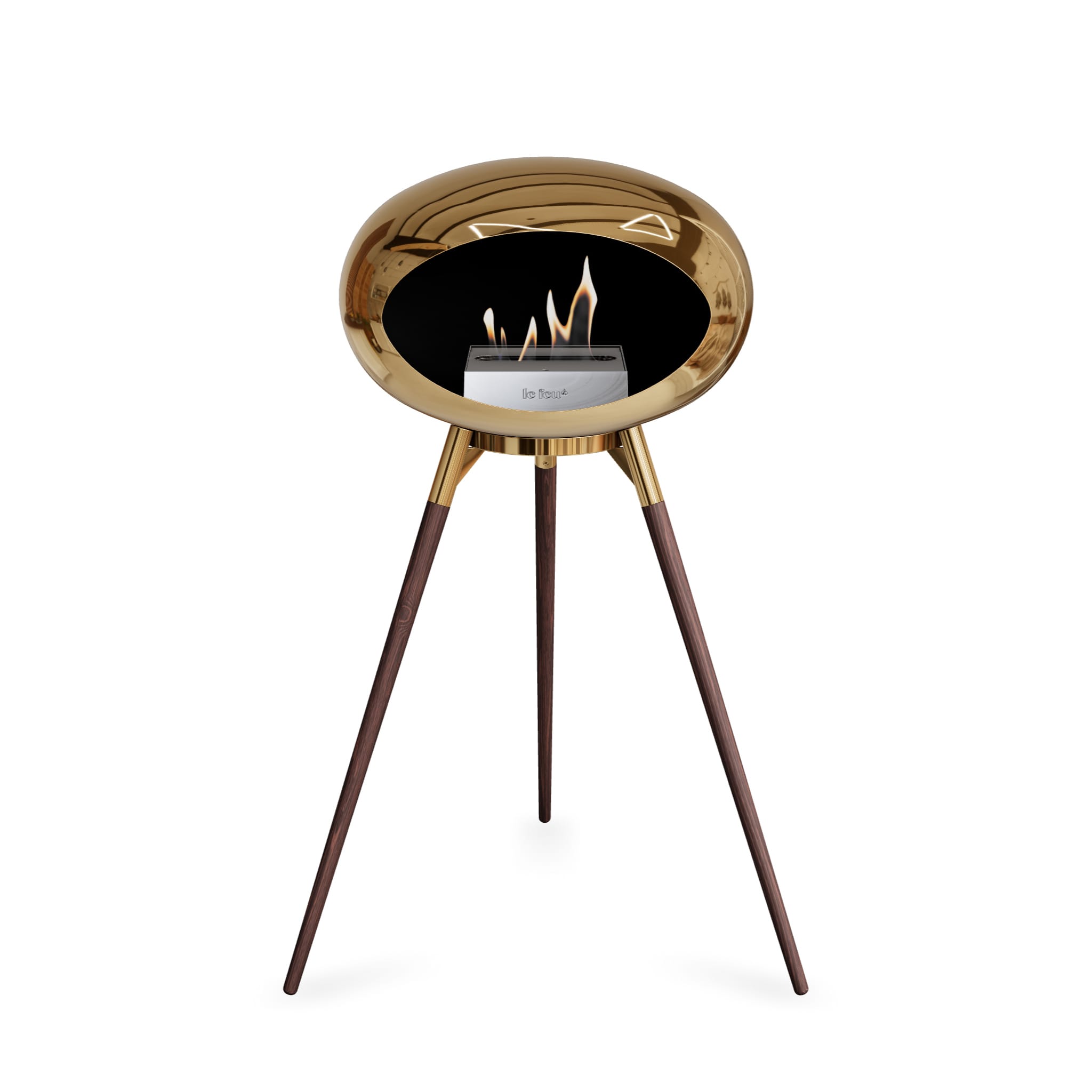 Le Feu Ground High Dome - Chromed Rose Gold