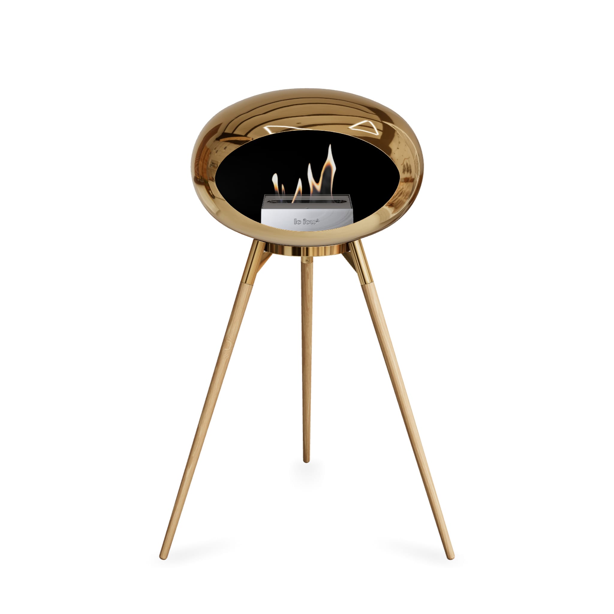 Le Feu Ground High Dome - Chromed Rose Gold
