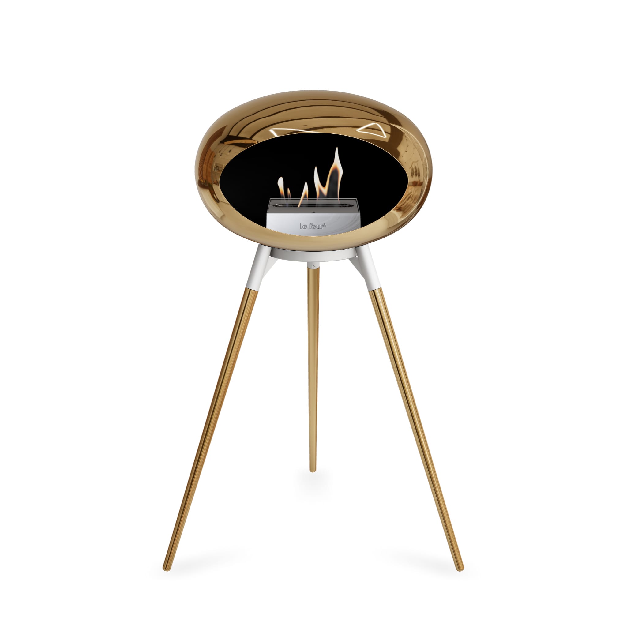 Le Feu Ground High Dome - Chromed Rose Gold