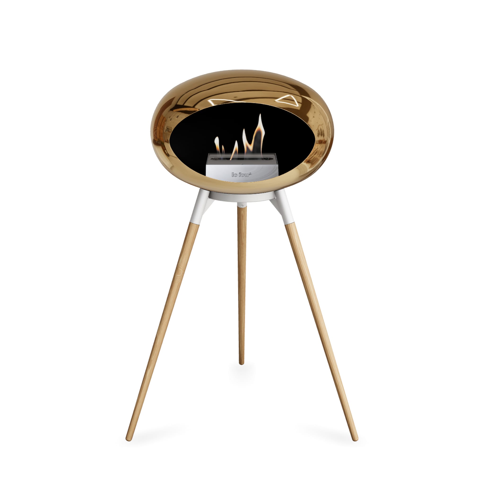 Le Feu Ground High Dome - Chromed Rose Gold