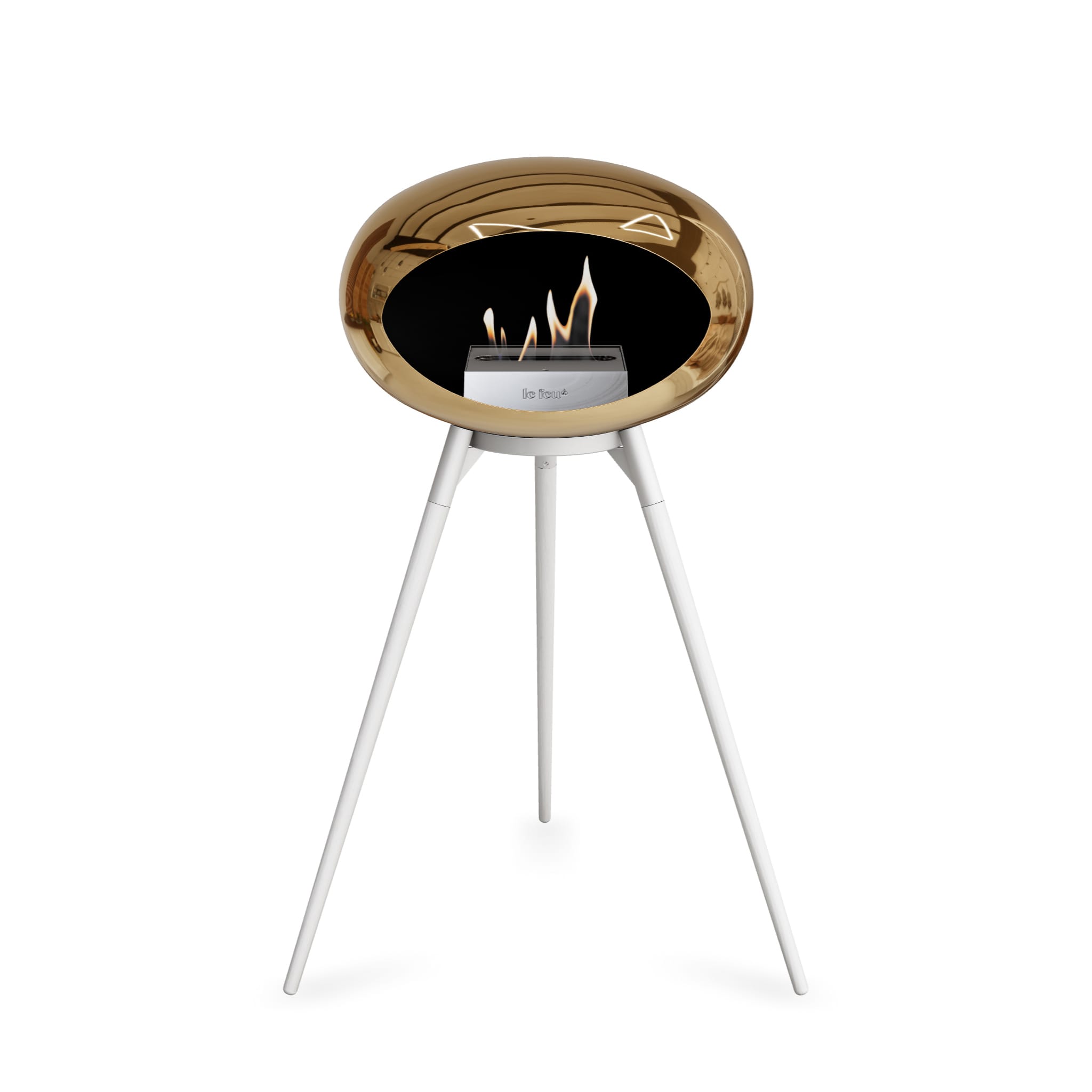 Le Feu Ground High Dome - Chromed Rose Gold