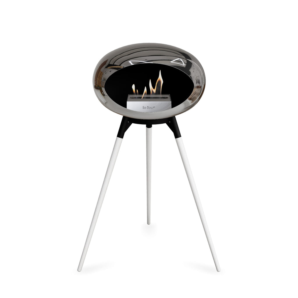 Le Feu Ground High Dome - Chromed Silver