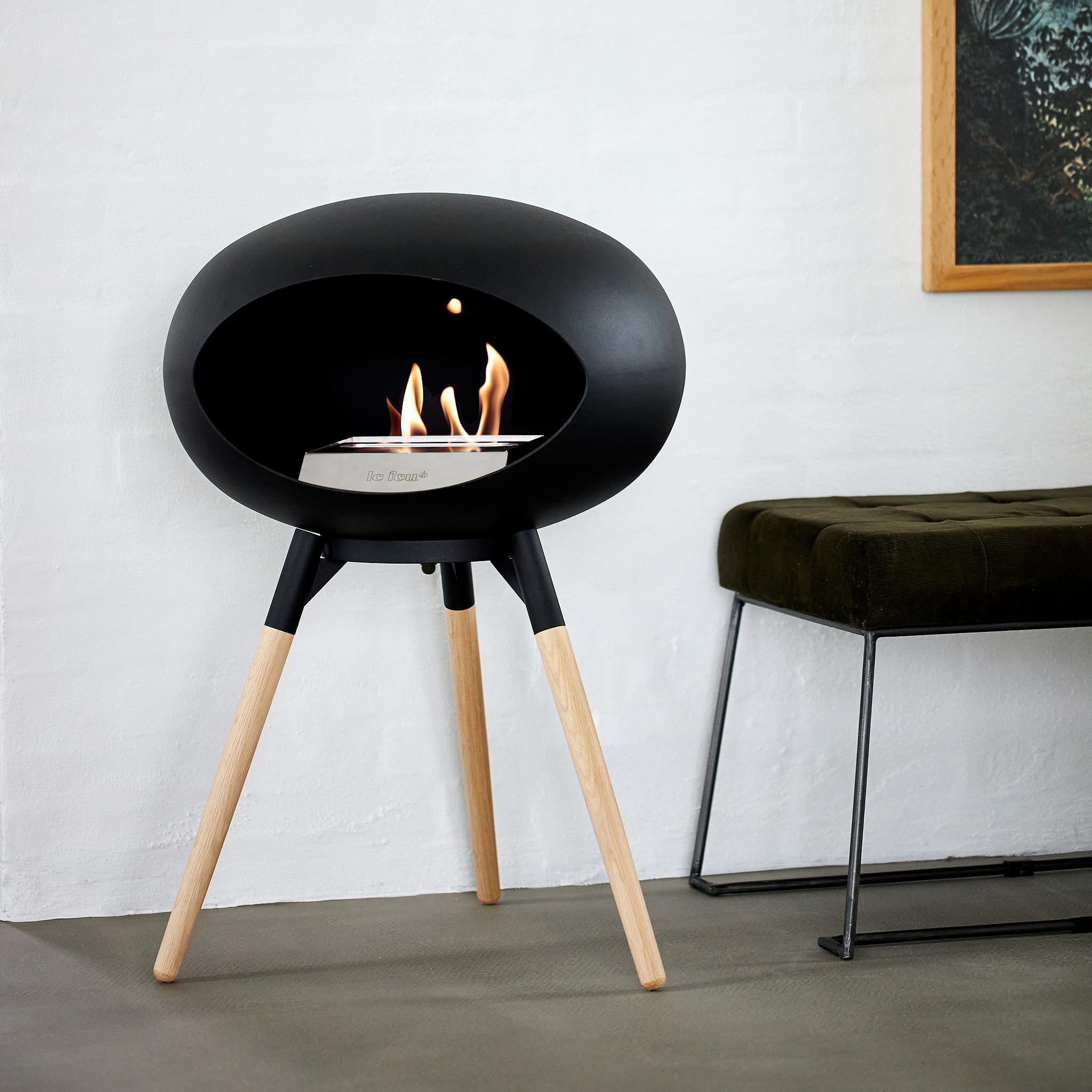 Le Feu Ground Low Dome - Black