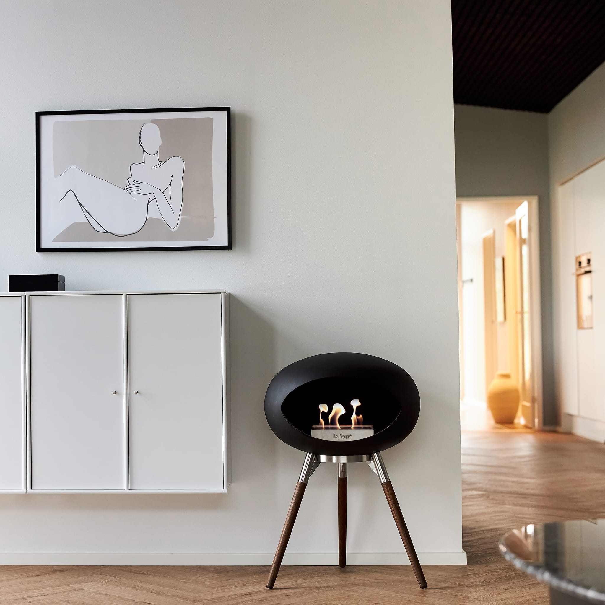 Le Feu Ground Low Dome - Black