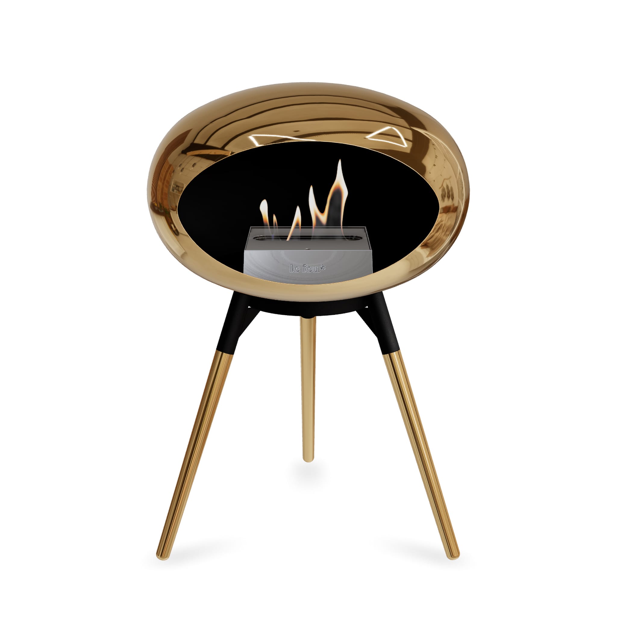 Le Feu Ground Low Dome - Chromed Rose Gold