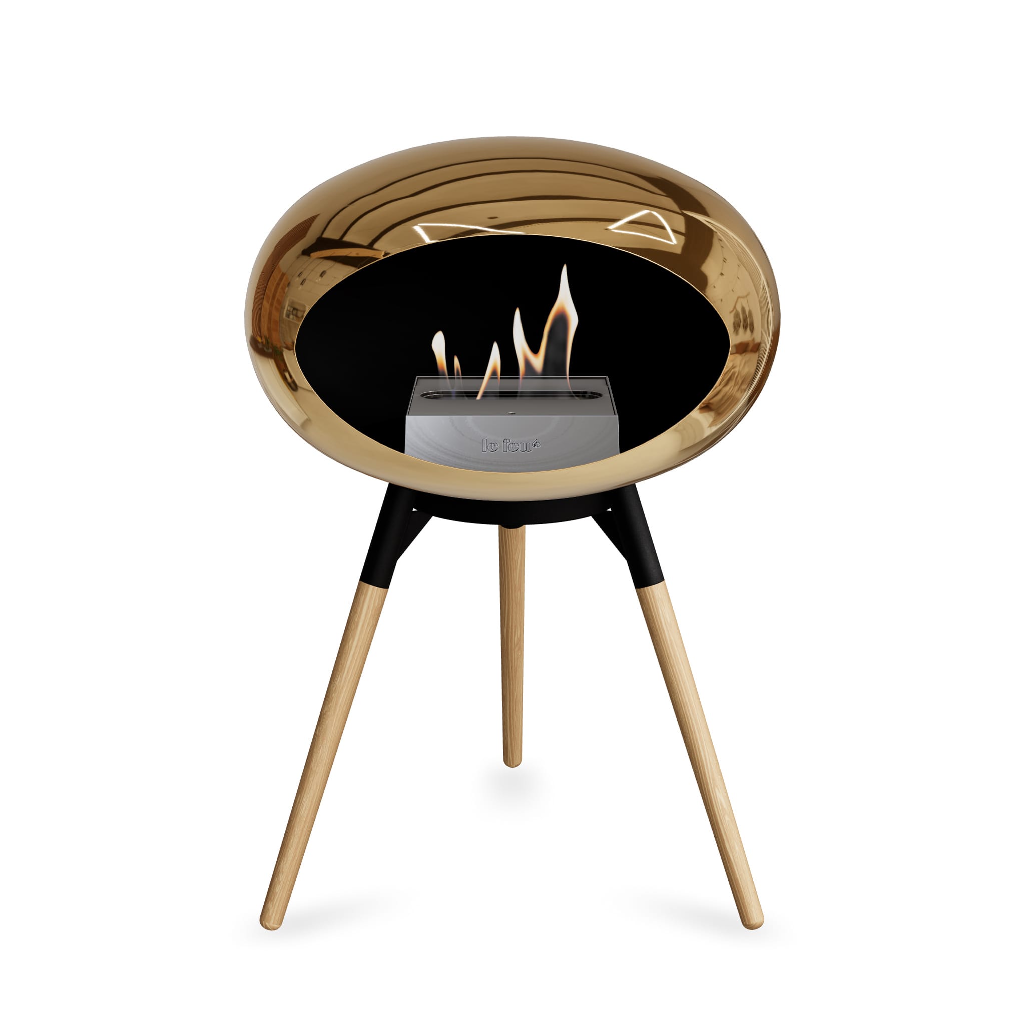 Le Feu Ground Low Dome - Chromed Rose Gold