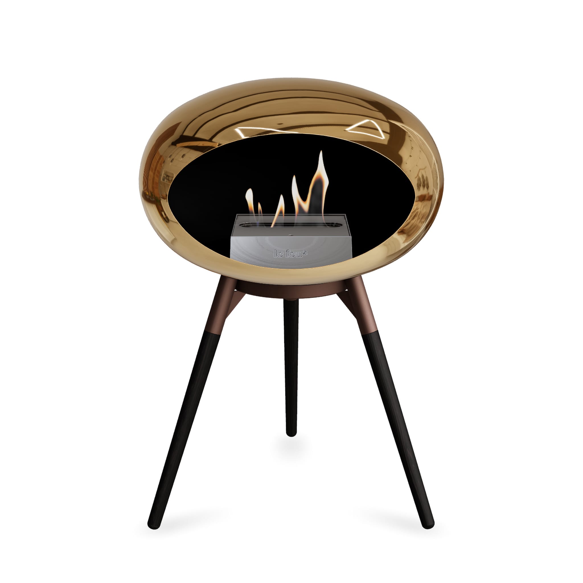 Le Feu Ground Low Dome - Chromed Rose Gold