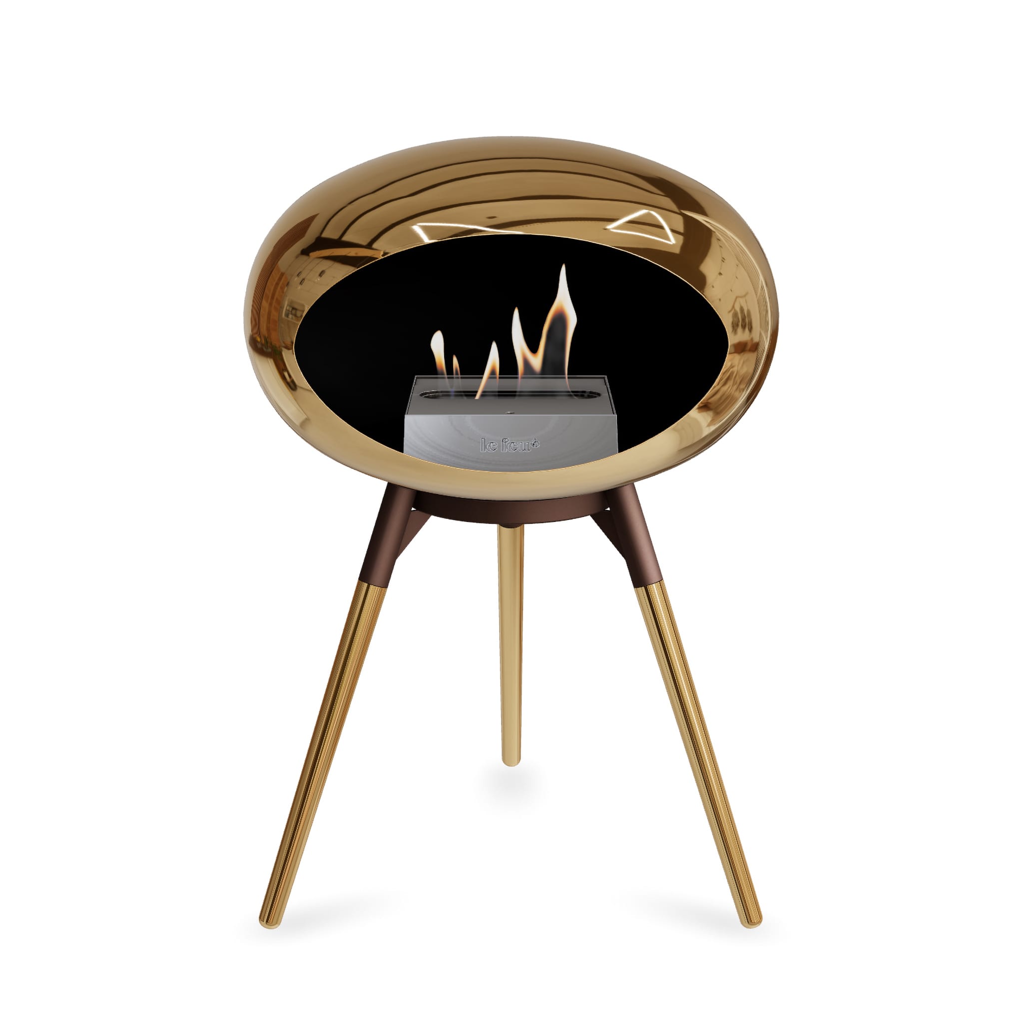 Le Feu Ground Low Dome - Chromed Rose Gold