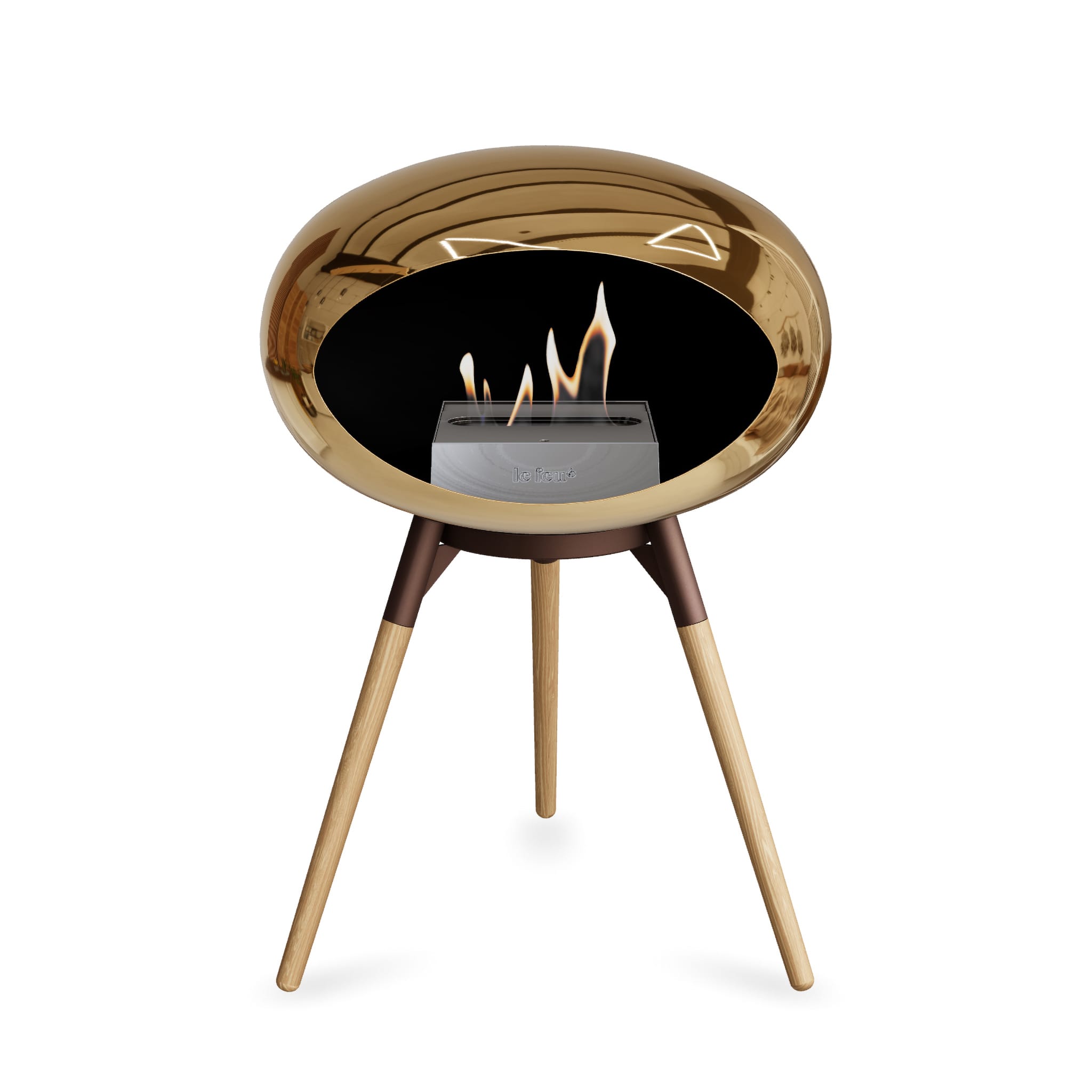 Le Feu Ground Low Dome - Chromed Rose Gold