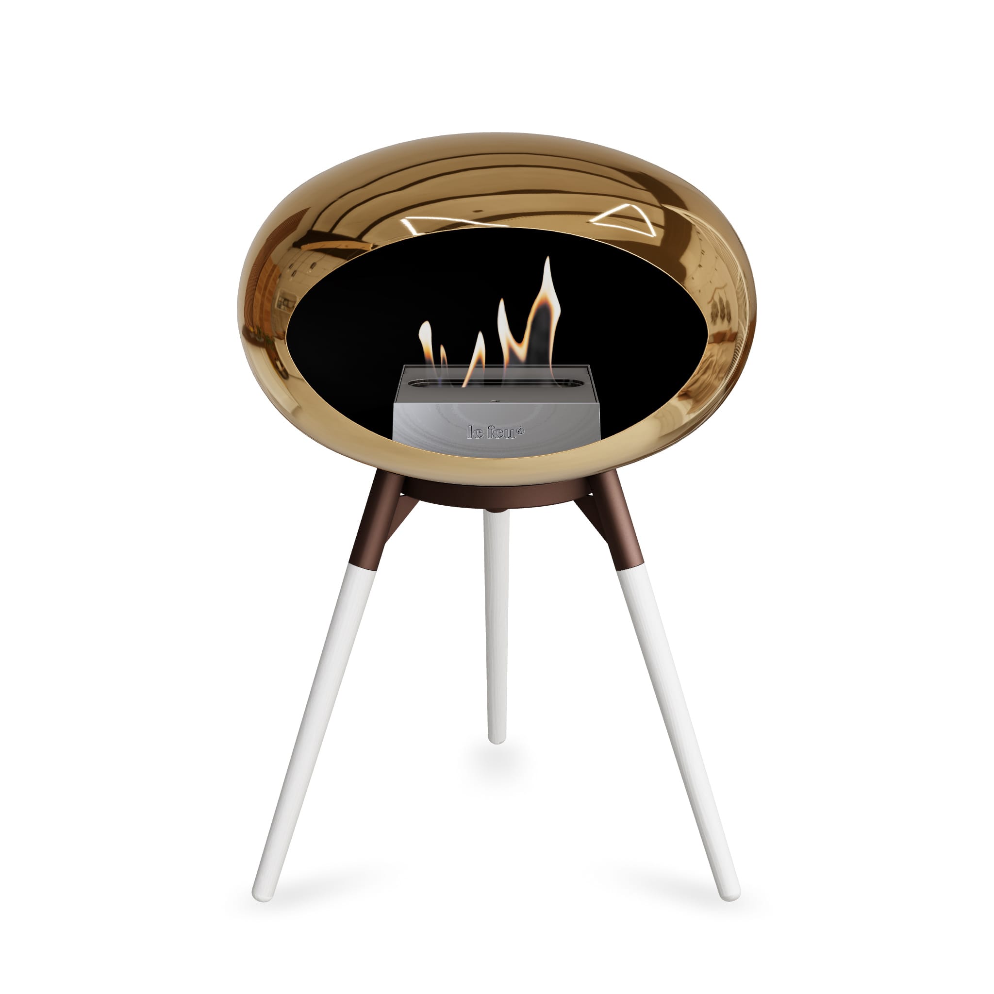 Le Feu Ground Low Dome - Chromed Rose Gold