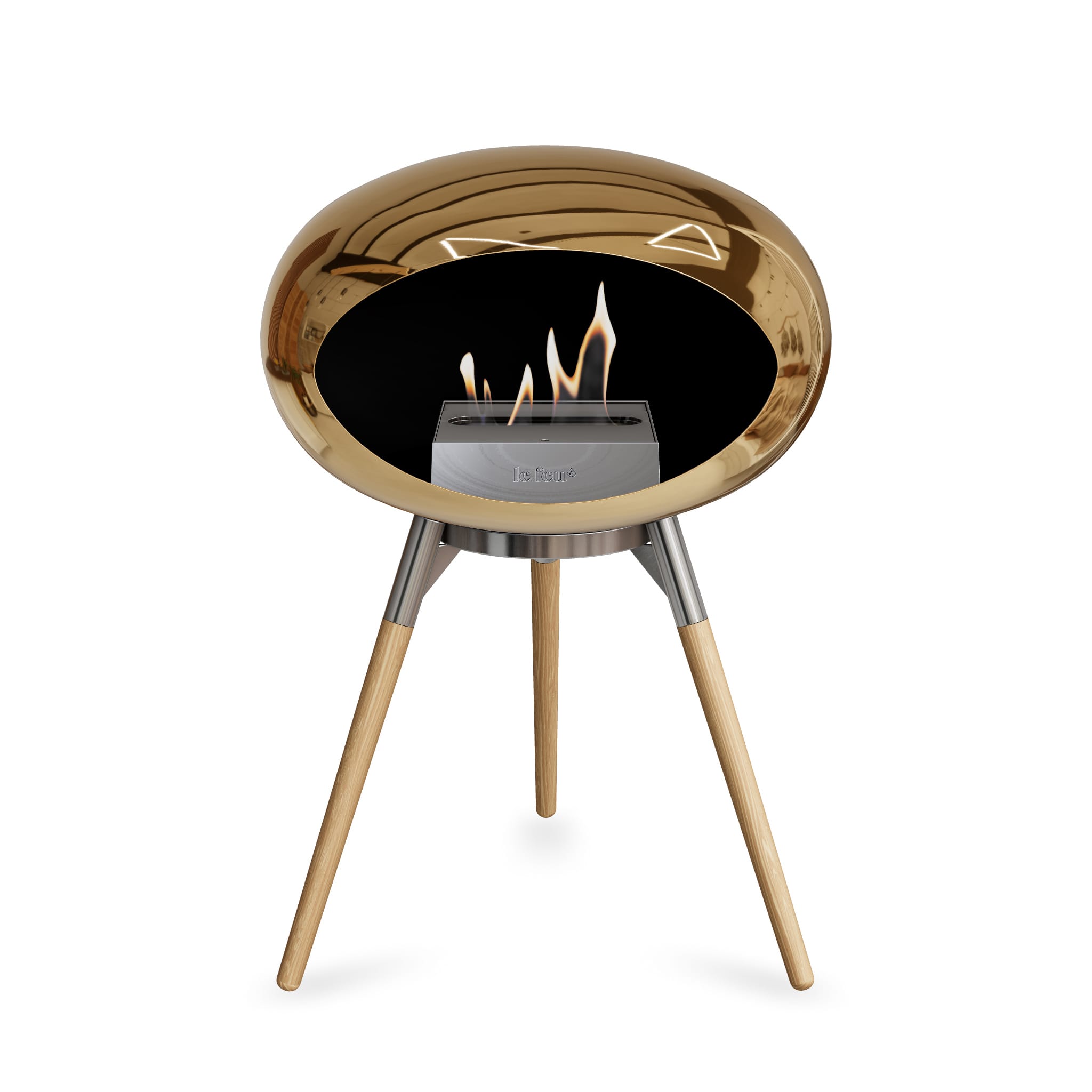 Le Feu Ground Low Dome - Chromed Rose Gold