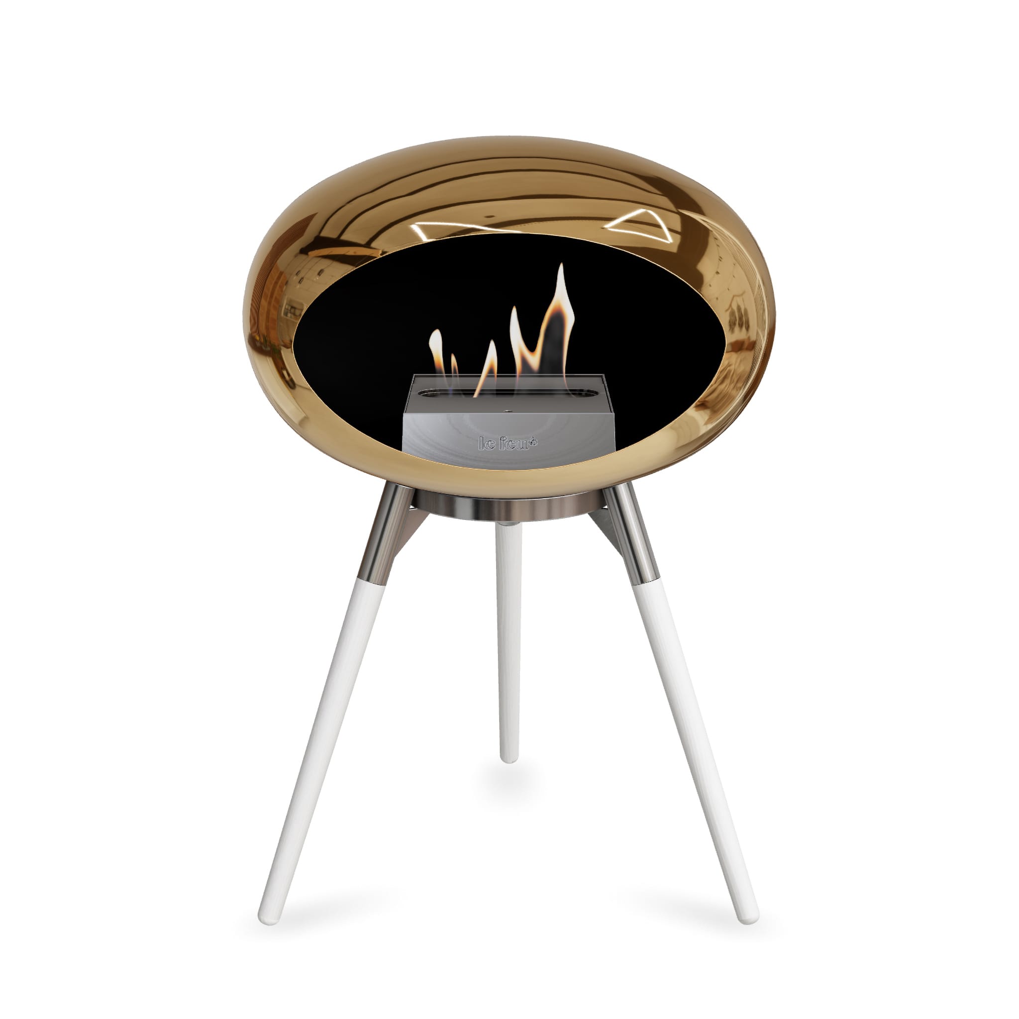Le Feu Ground Low Dome - Chromed Rose Gold