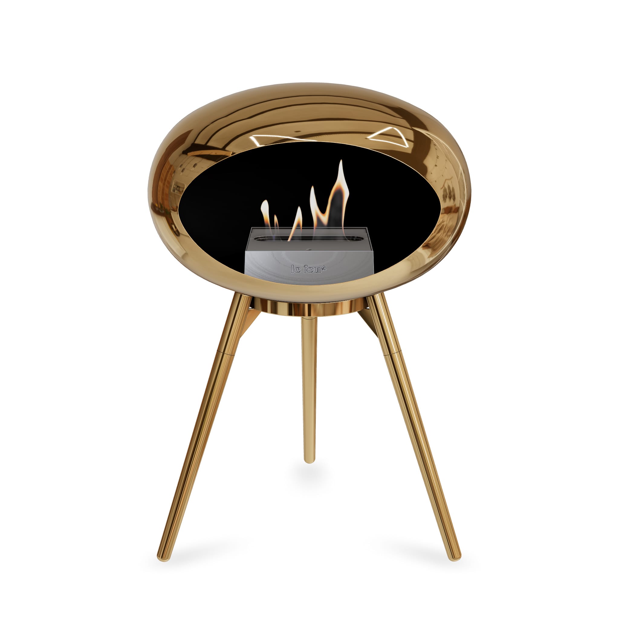 Le Feu Ground Low Dome - Chromed Rose Gold