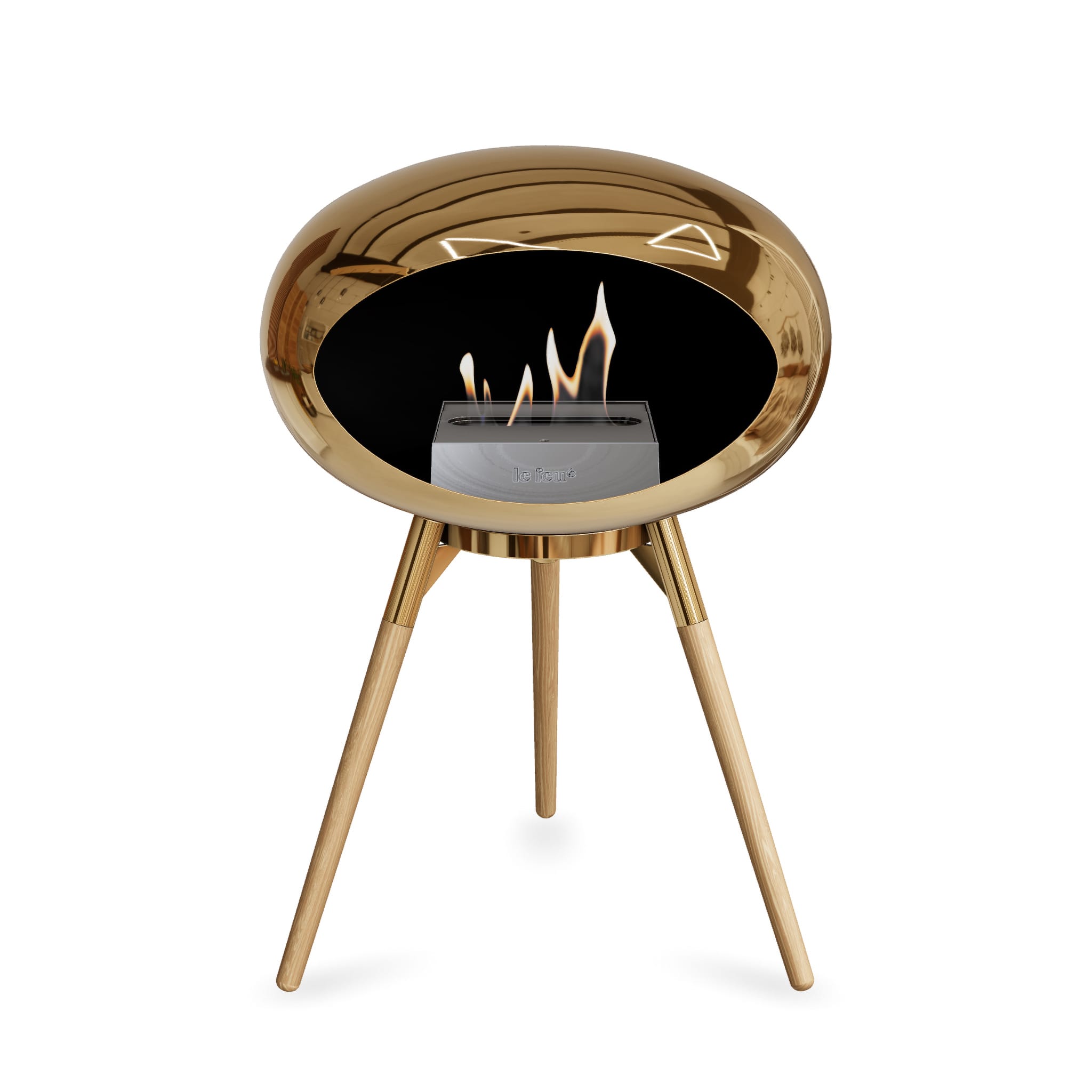 Le Feu Ground Low Dome - Chromed Rose Gold