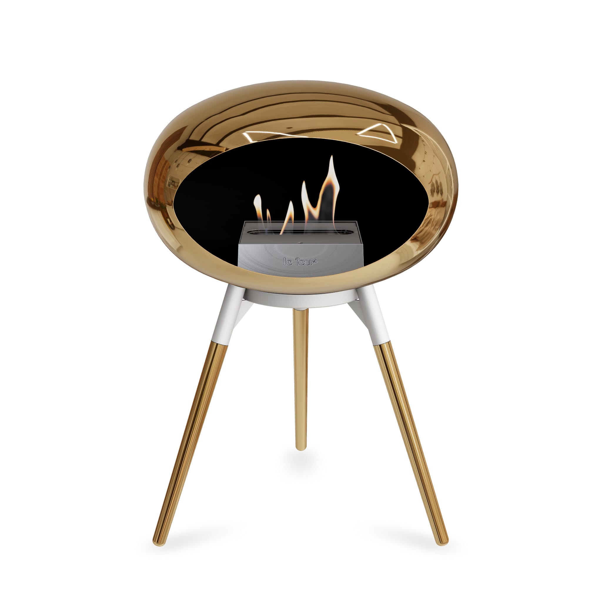 Le Feu Ground Low Dome - Chromed Rose Gold