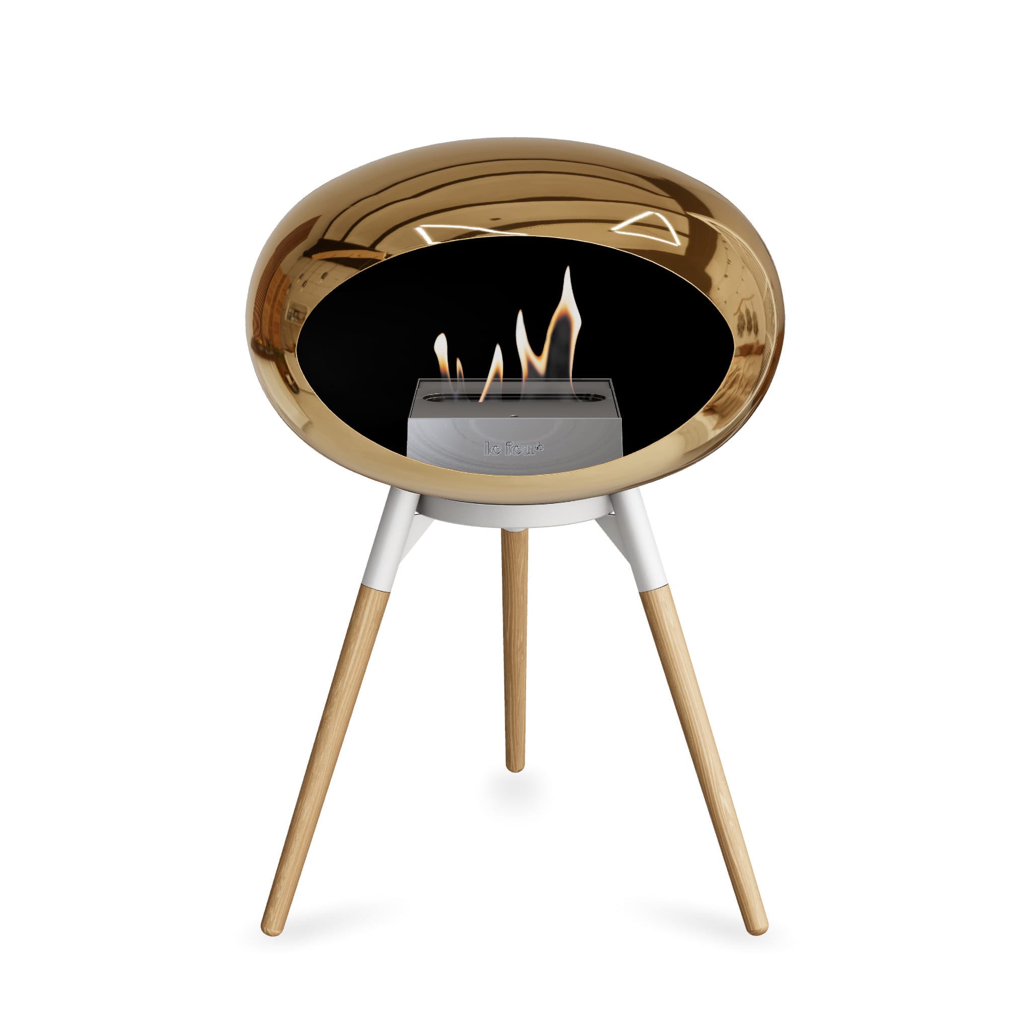 Le Feu Ground Low Dome - Chromed Rose Gold