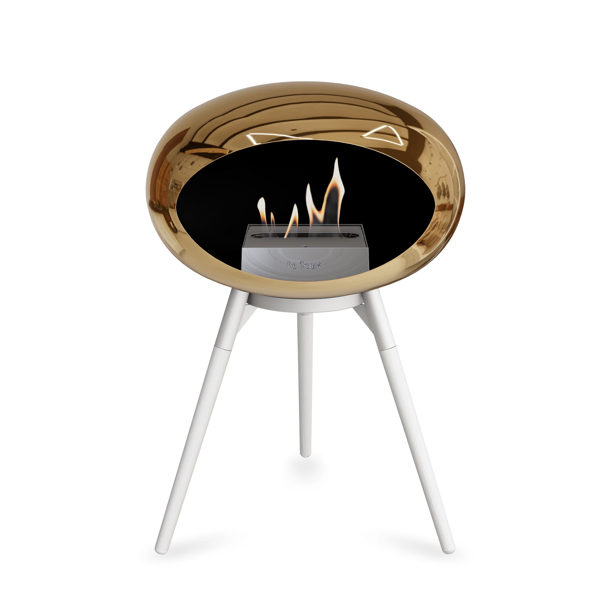 Le Feu Ground Low Dome - Chromed Rose Gold