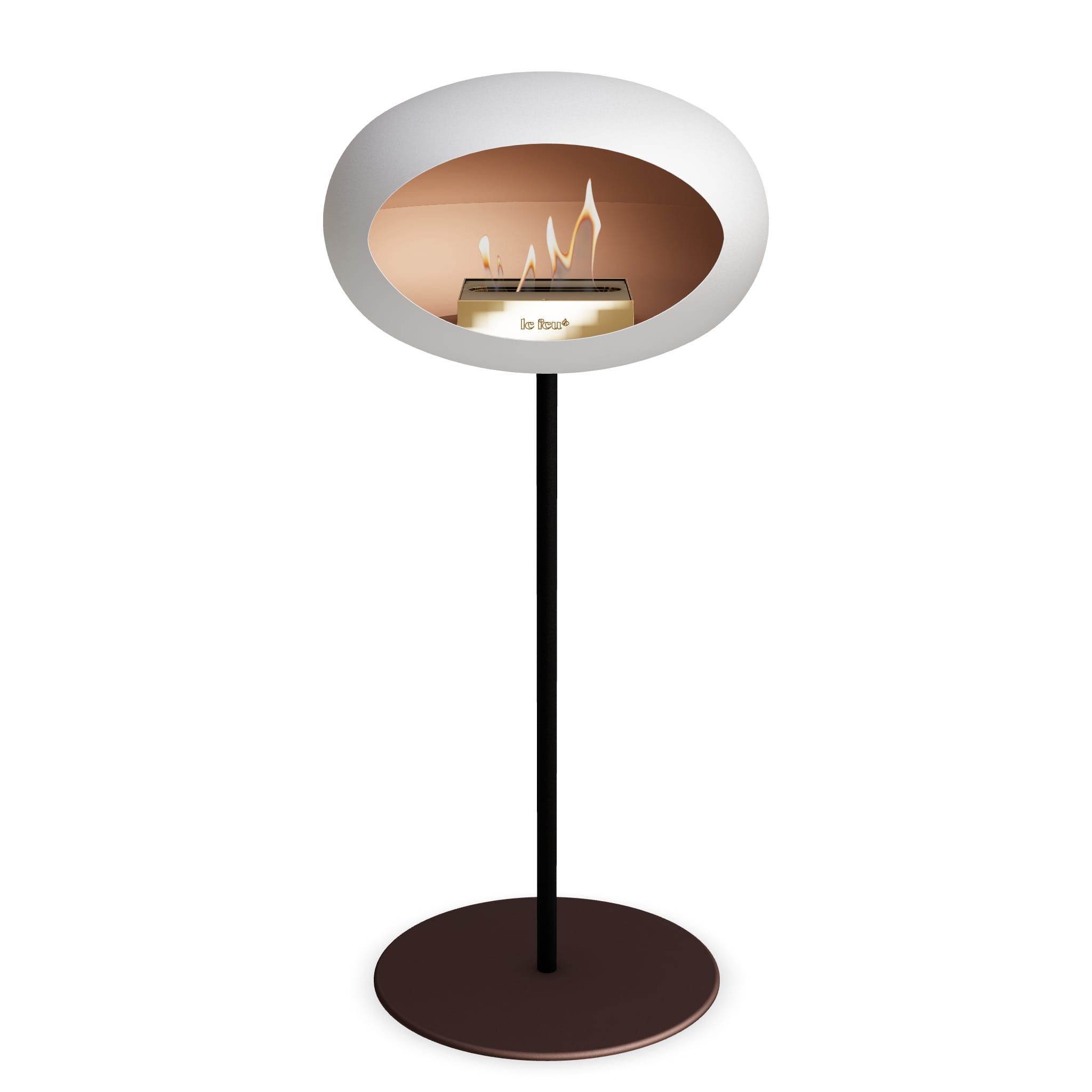 Le Feu Steel High Dome <br>White