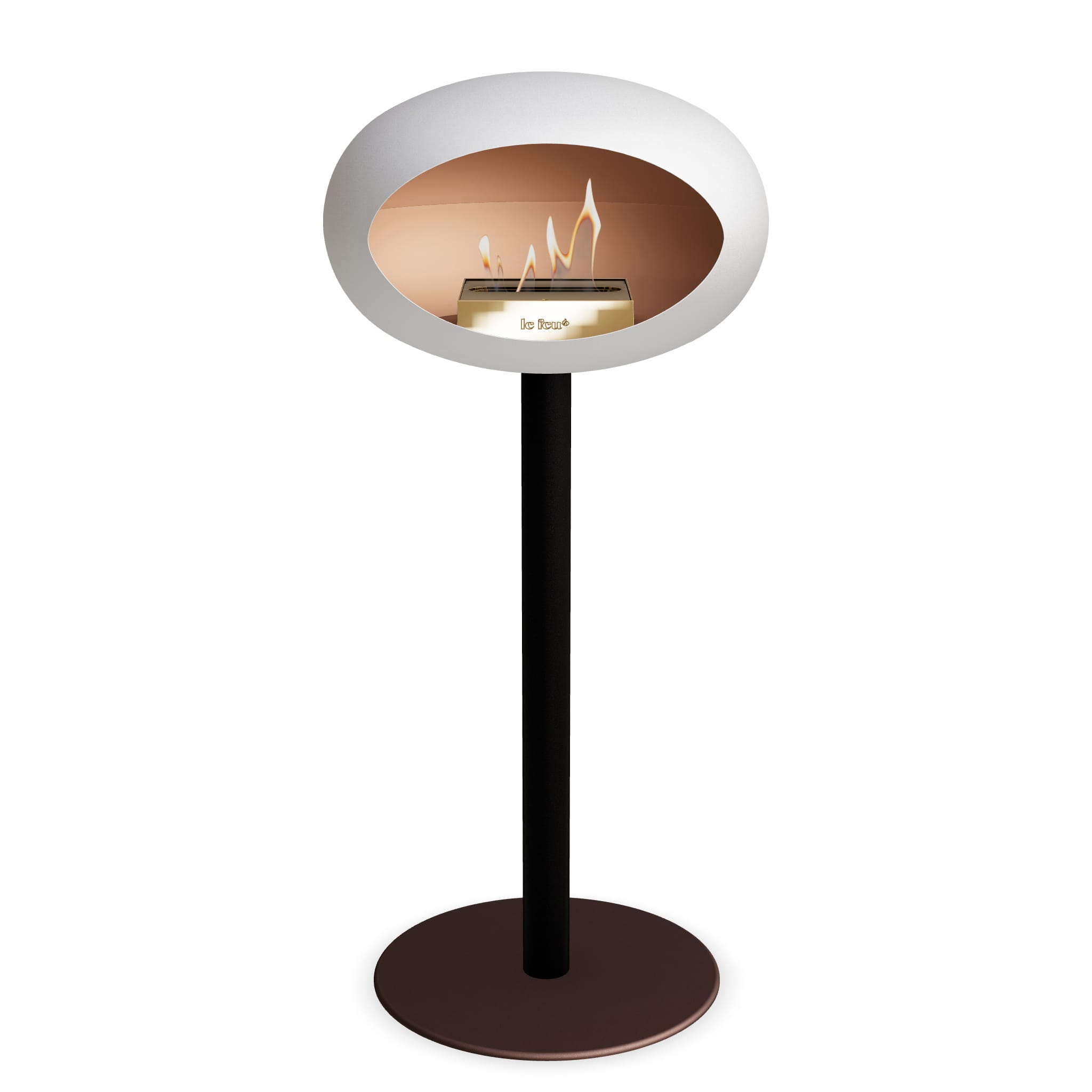 Le Feu Steel High Dome <br>White