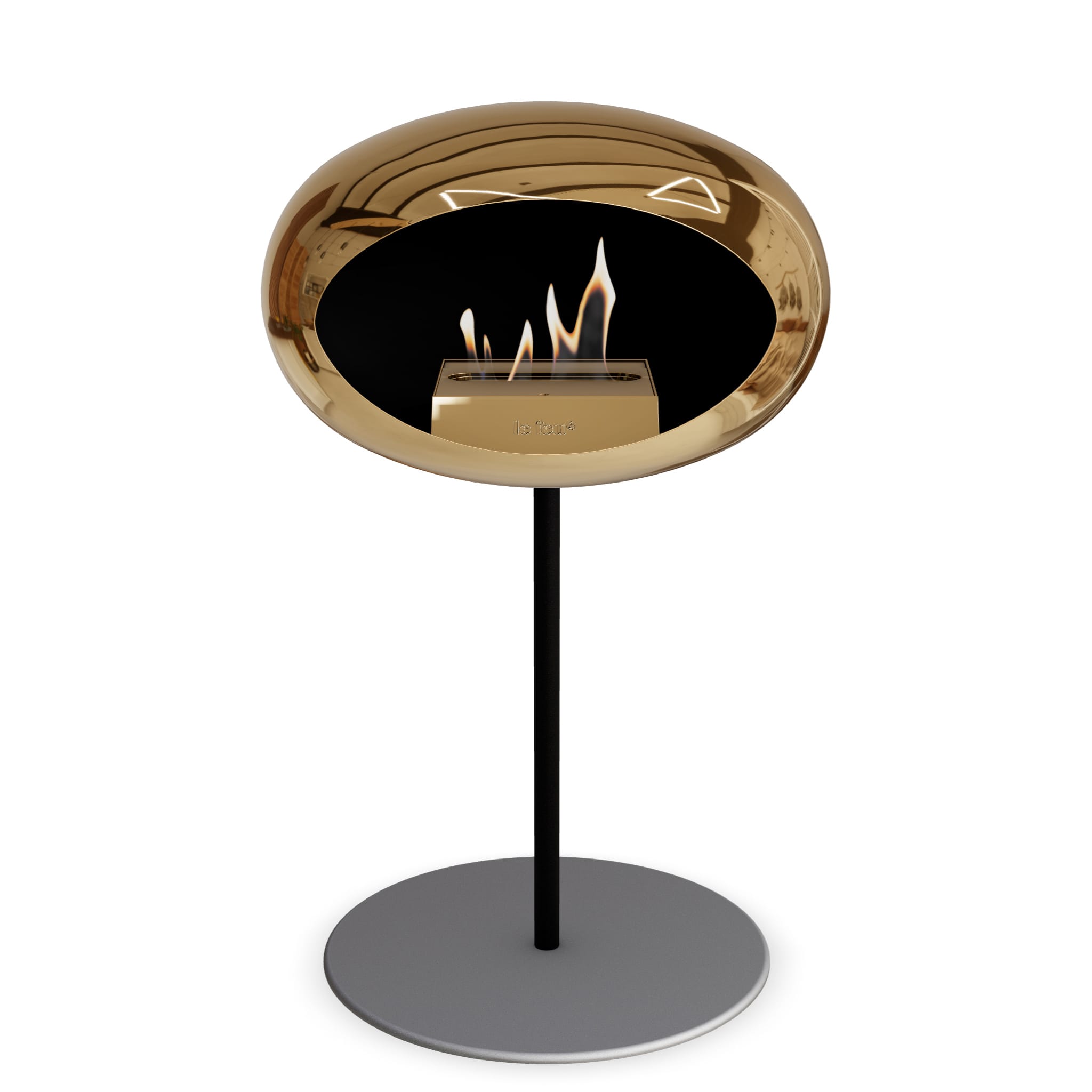 Le Feu Steel Low Dome <br>Chromed Rose Gold