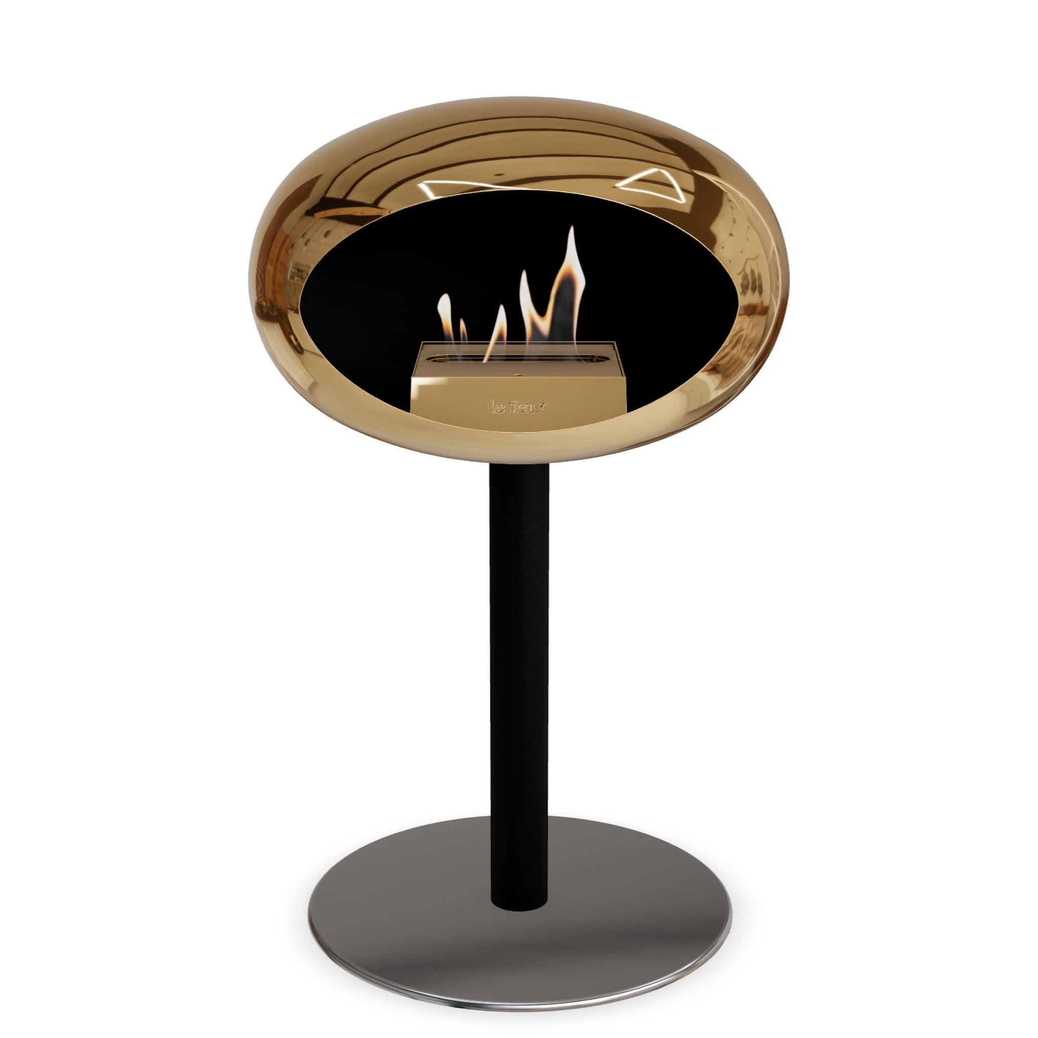 Le Feu Steel Low Dome <br>Chromed Rose Gold