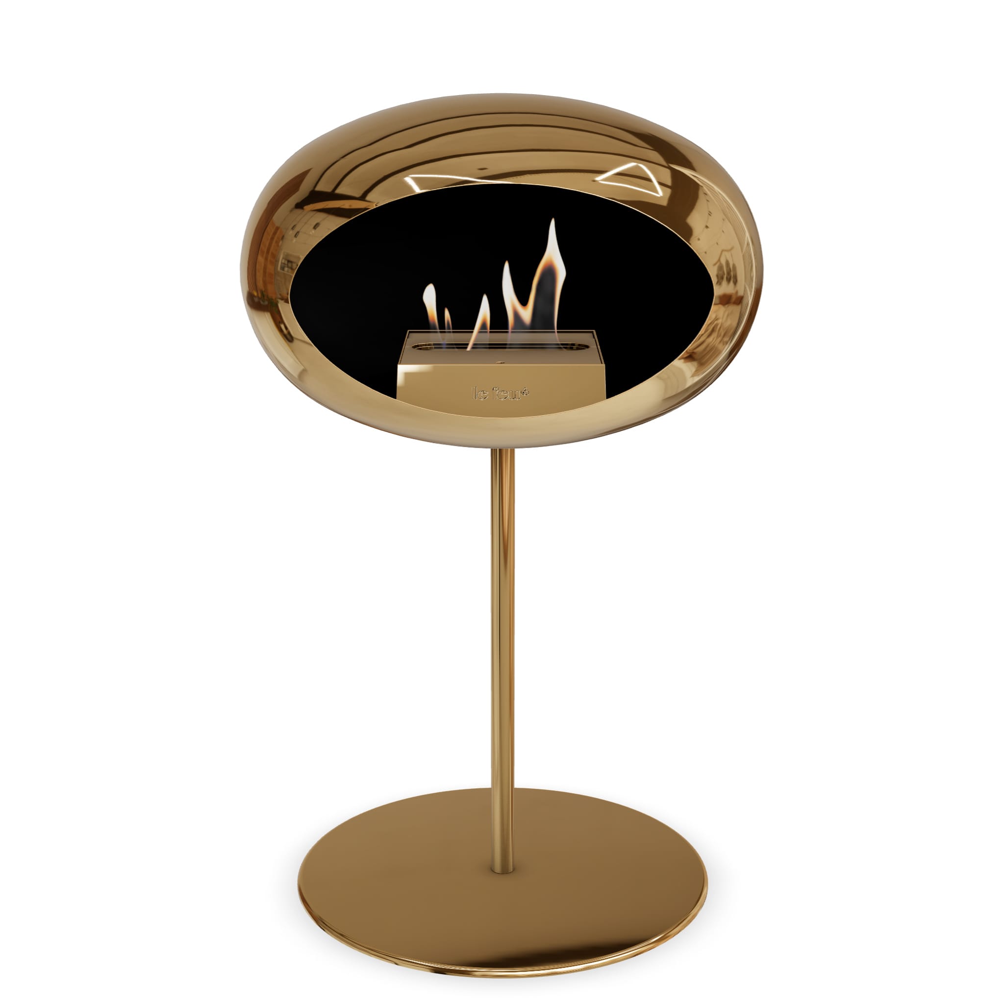 Le Feu Steel Low Dome <br>Chromed Rose Gold