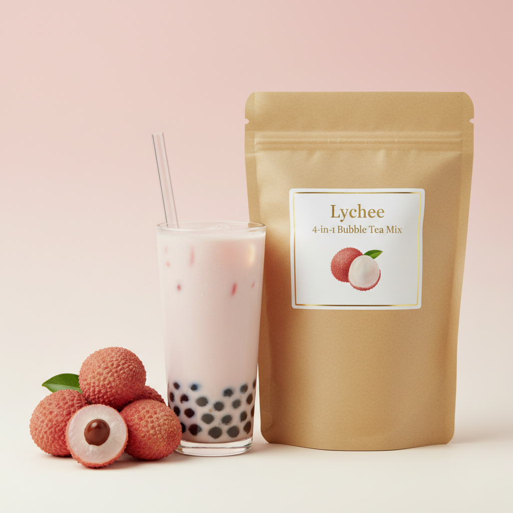 Lychee Bubble Tea Hero