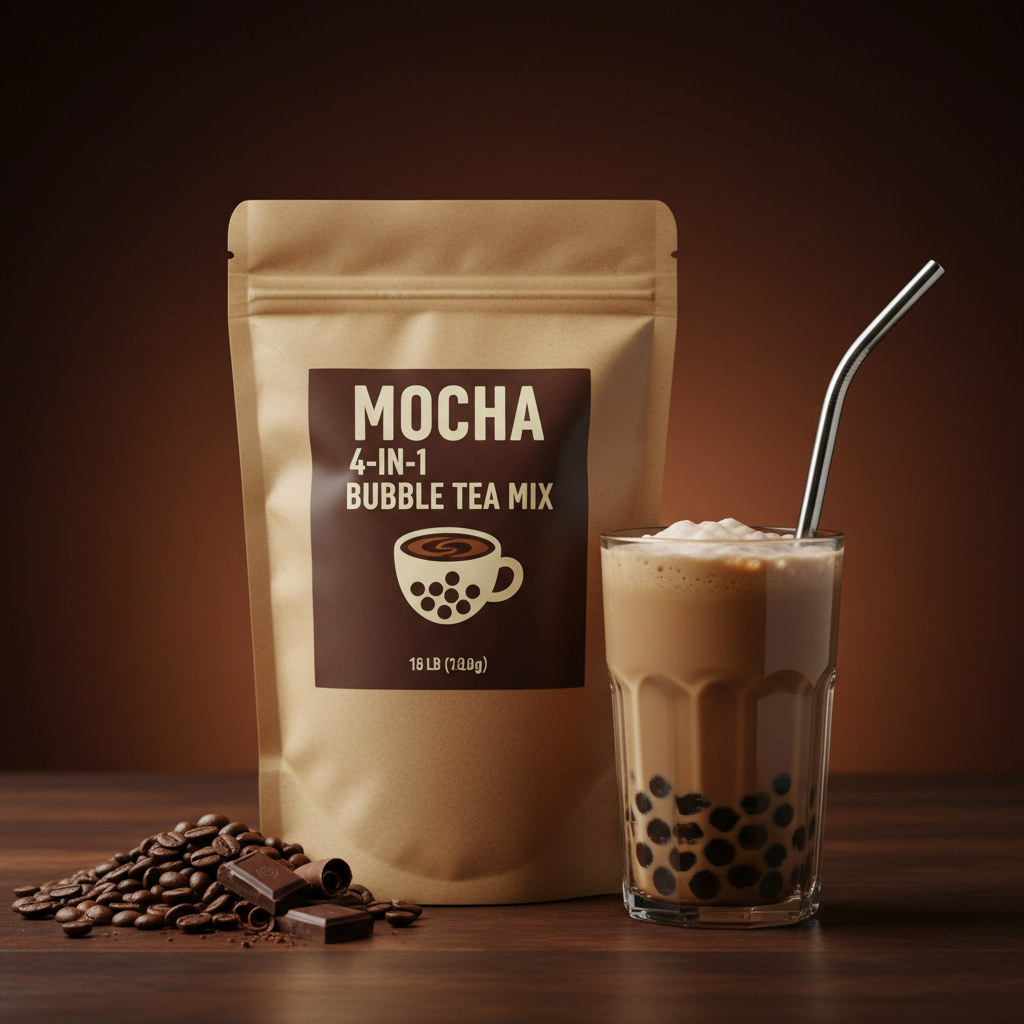 Mocha Bubble Tea Hero