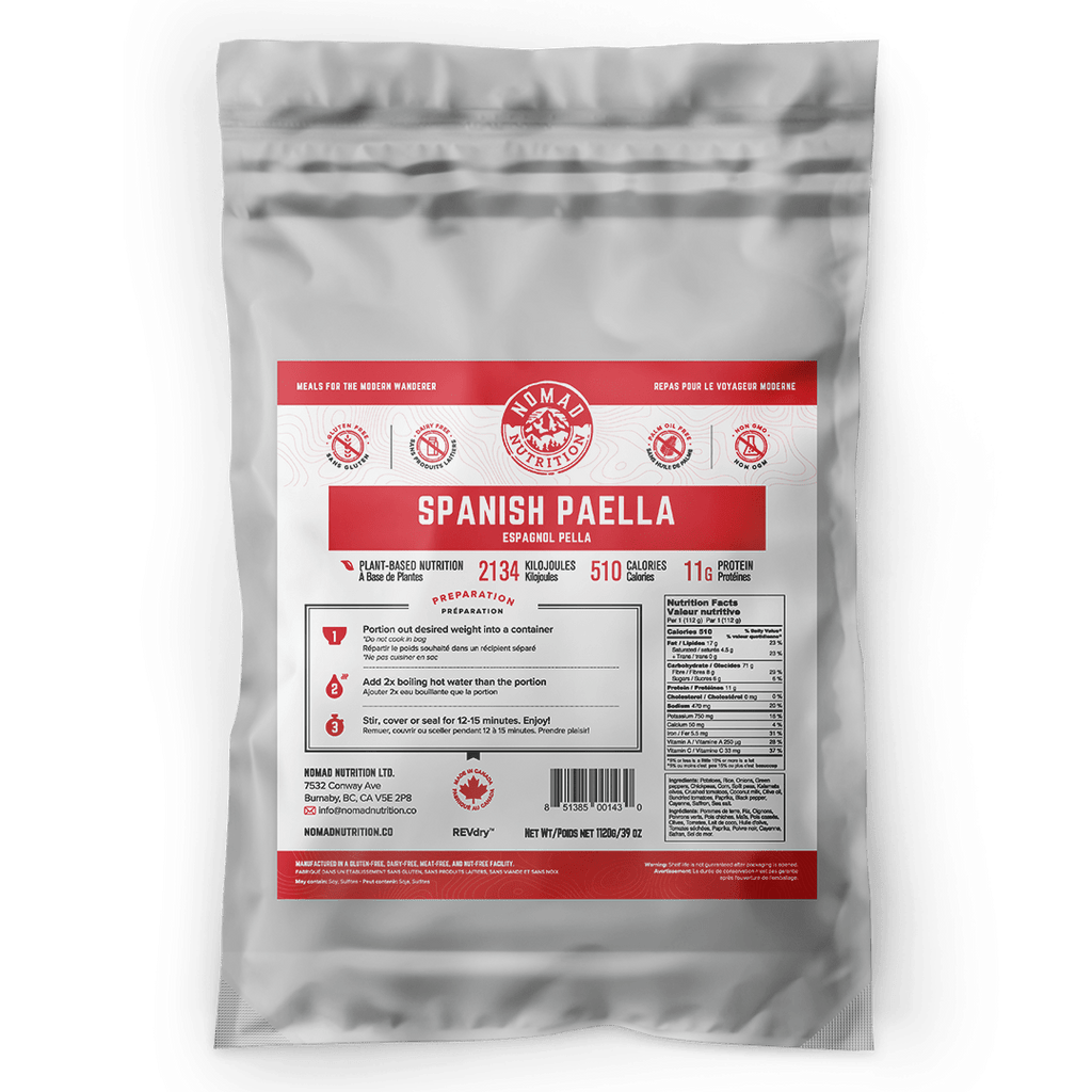 Package of Indian Red Lentil Stew with a visible label on a white background