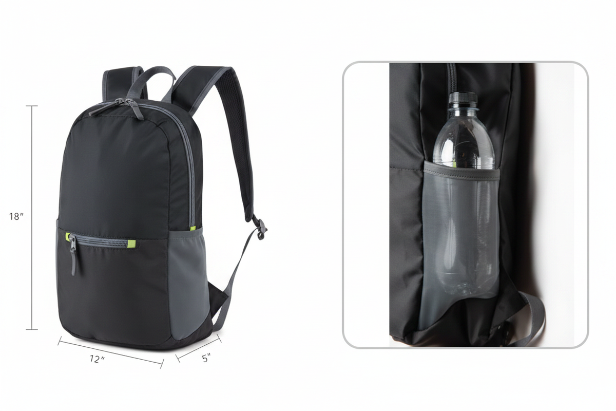 Northbound Gear 20L Foldaway Backpack – clean product composite