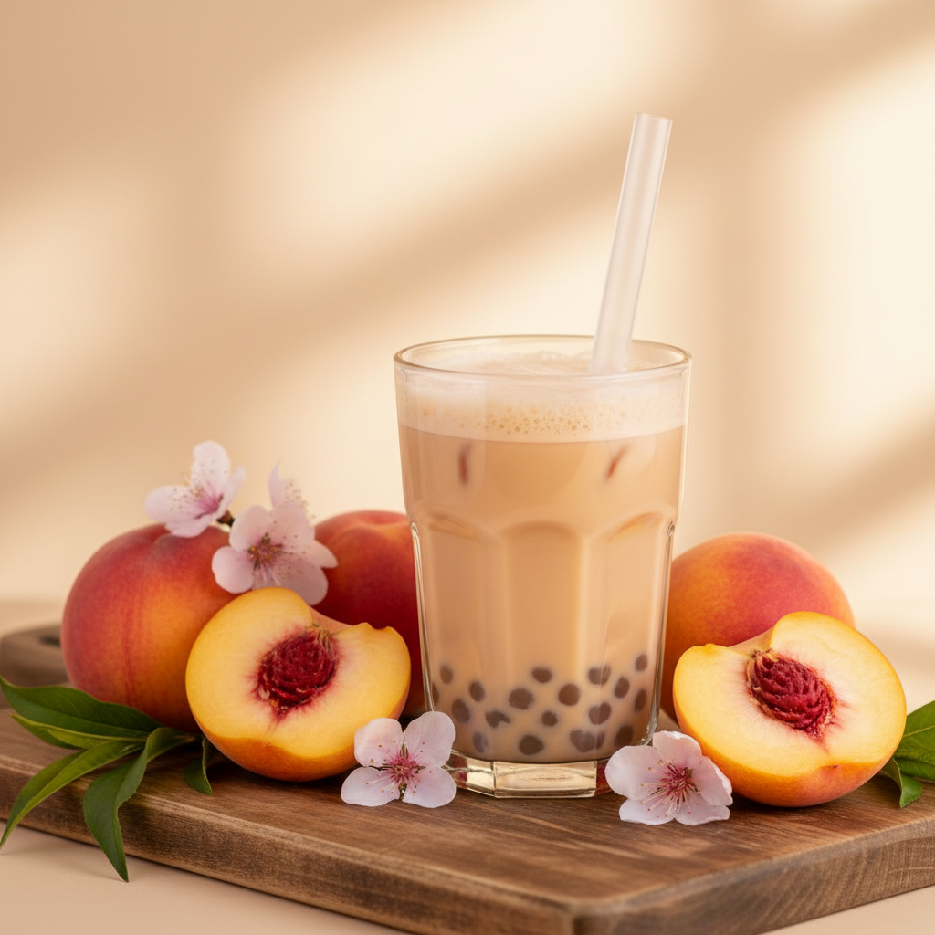 Peach Bubble Tea Syrup Product Image