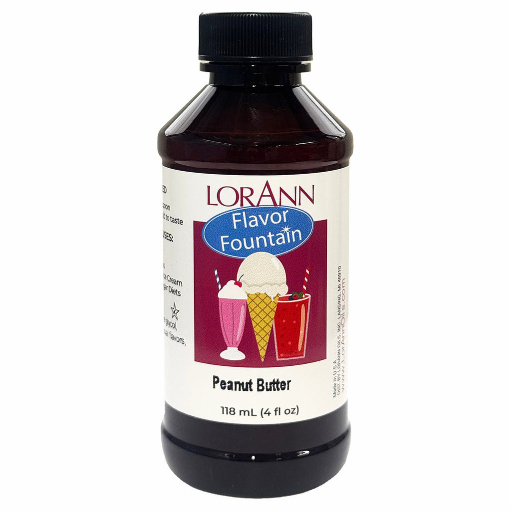 Peanut Butter Flavor Fountain (Peanut Free) | 4 oz, 32 oz | LorAnn Oils Canada