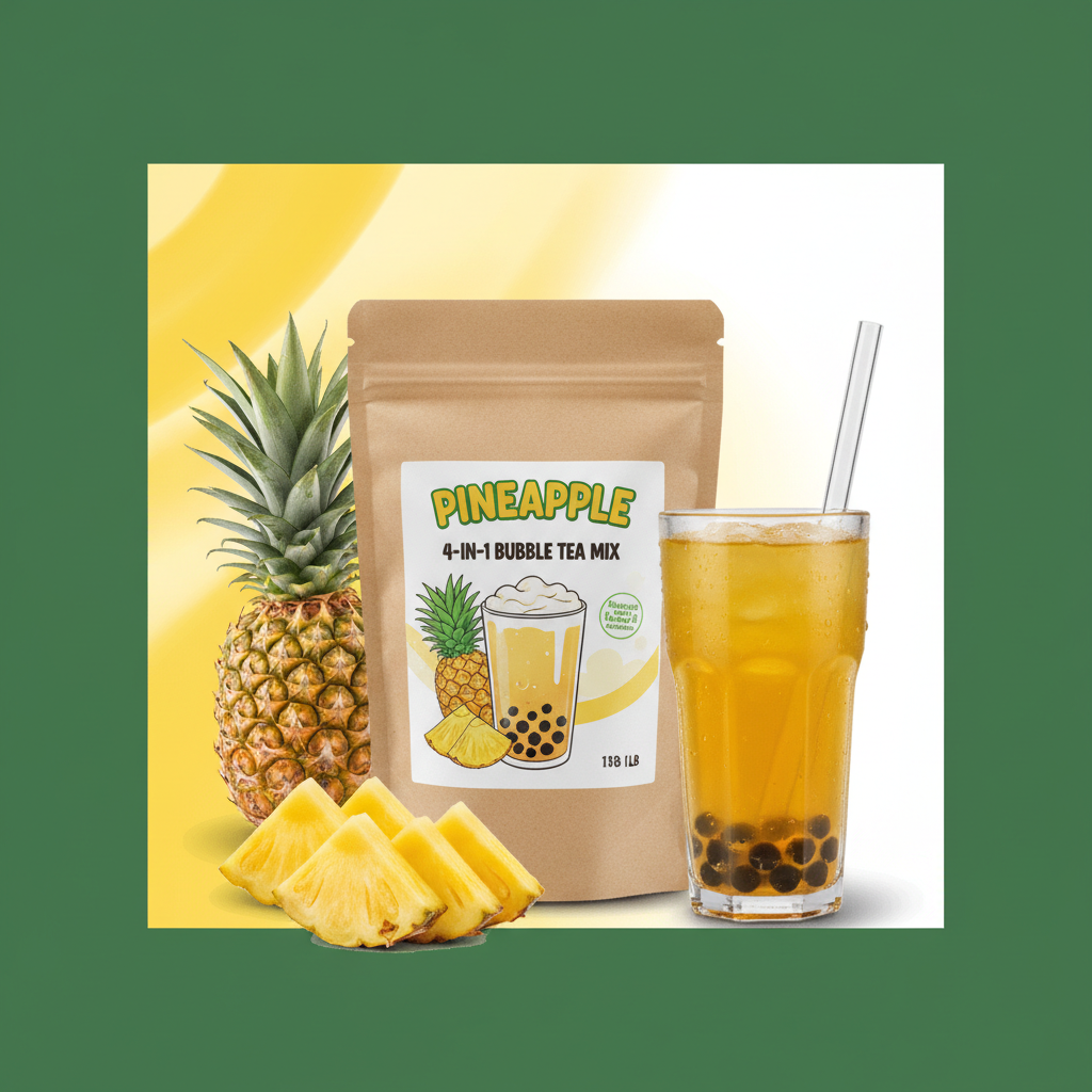 Pineapple Bubble Tea Hero
