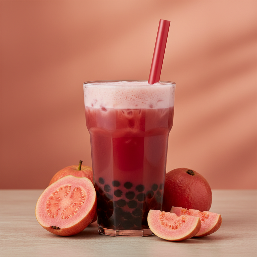 Red Guava Bubble Tea Syrup Product Image