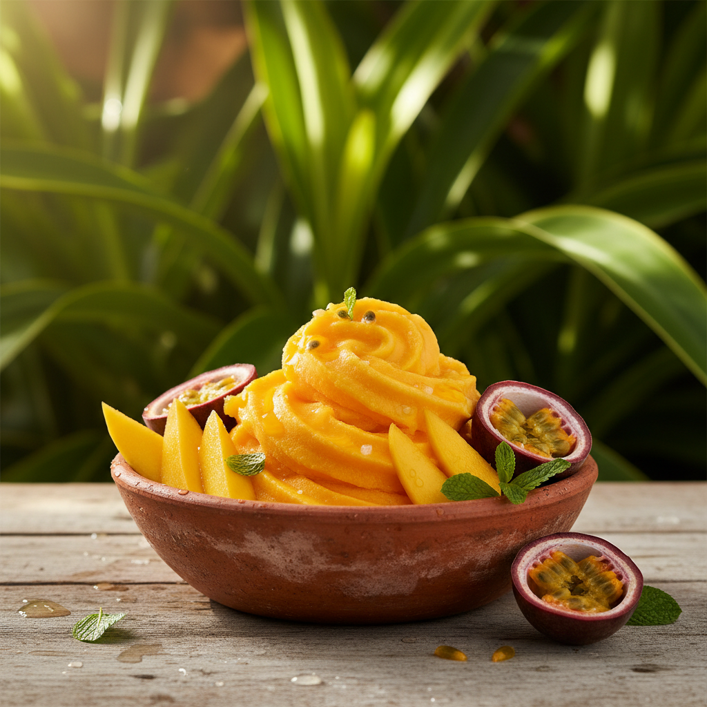 Rubicone Mango Frozen Yogurt — Tropical & Vibrant