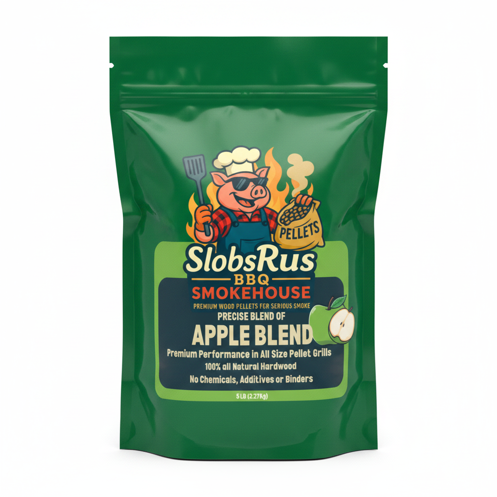 SlobsRus Apple Blend Pellets – clean white background