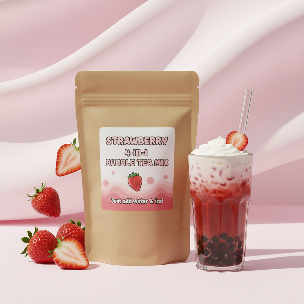Strawberry Bubble Tea Hero