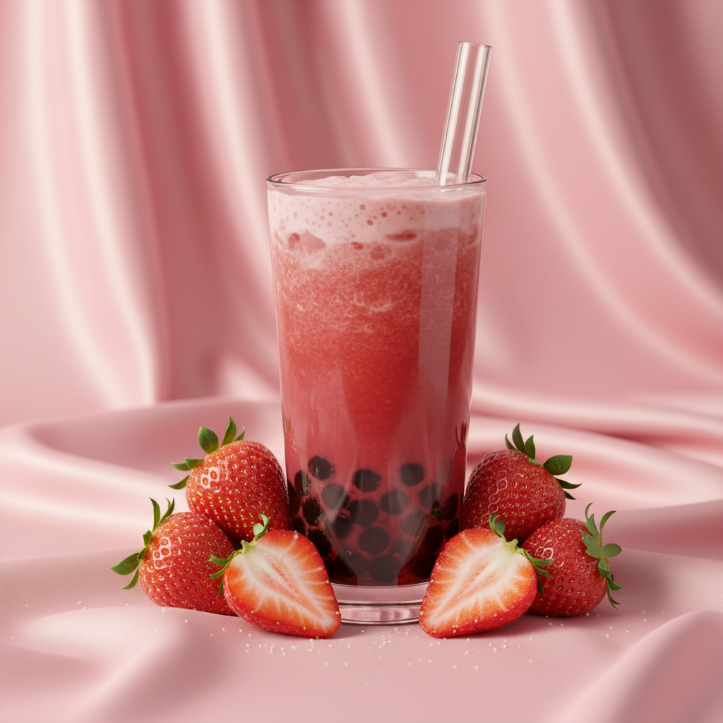 Strawberry Bubble Tea Syrup Product Image