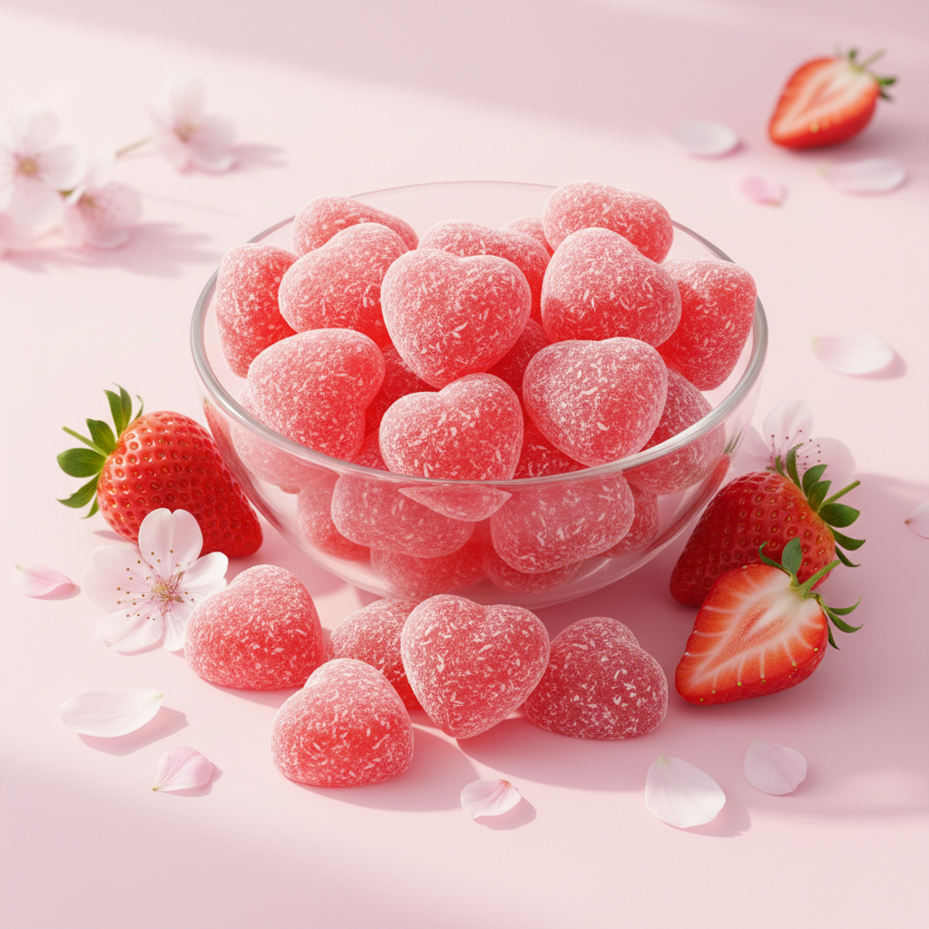 Strawberry Heart Jelly Product Image