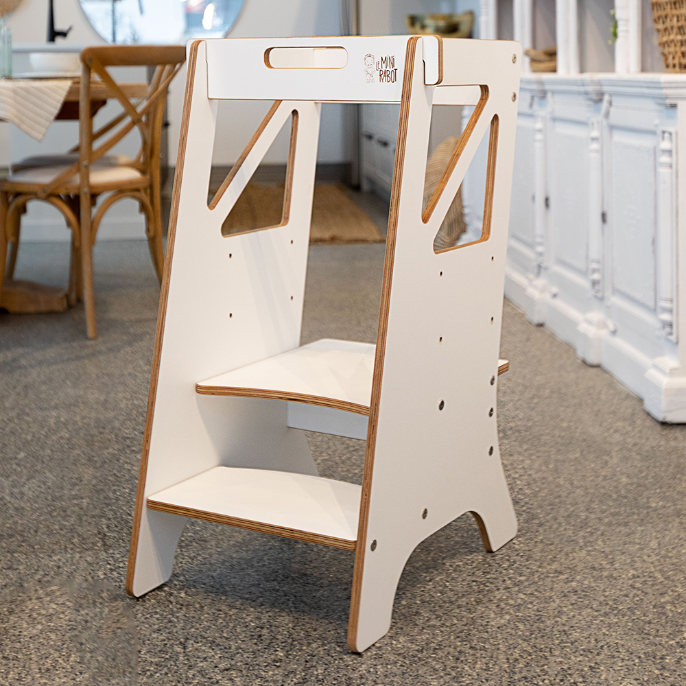 Mini Chef Adjustable Wooden Learning Tower for Kids