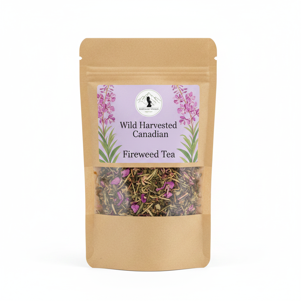 Wild Harvested Canadian Fireweed Tea – clean white background