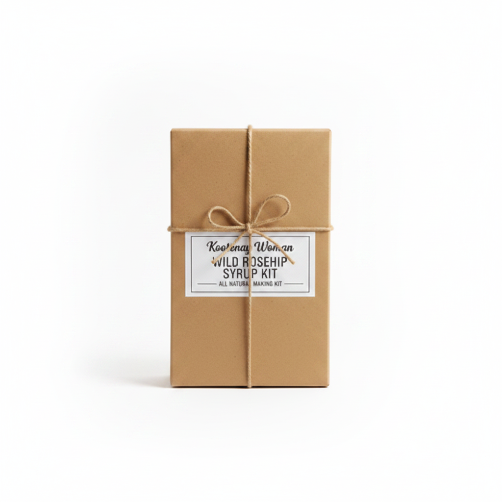 Wild Rosehip Syrup Kit – clean white background